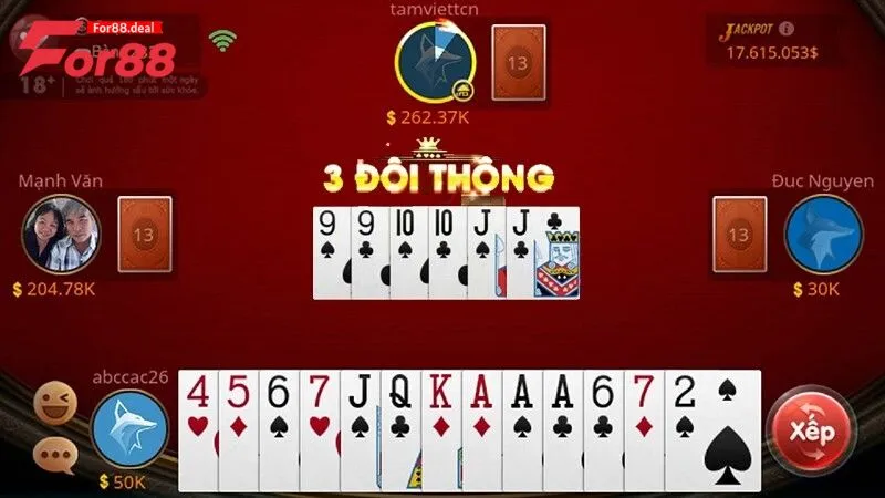 Hình thức đánh bài Tiến Lên Miền Nam online tiện lợi và hấp dẫn