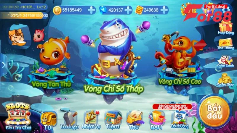 Kho vũ khí bắn cá H5 tối ưu cho mọi game thủ